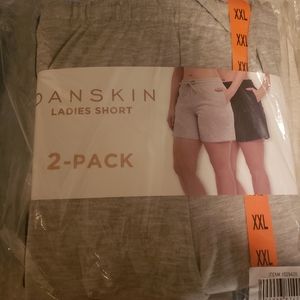 Danskins ladies 2 pack lounge shorts